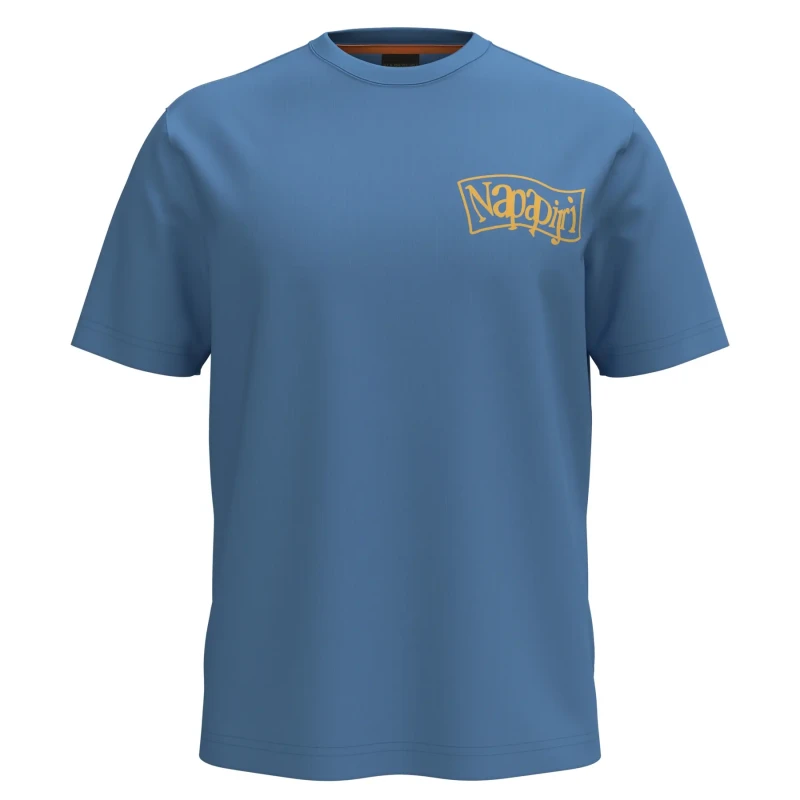 Image of T-Shirt Napapijri S-Elior Bleu Male S