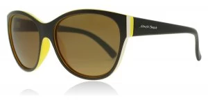 image of North Beach Laci Sunglasses Brown Yellow 70375 Polarised 55mm