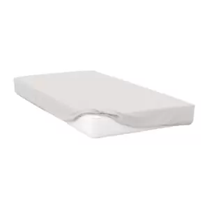 Image of Belledorm 200 Thread Count Egyptian Cotton Fitted Sheet (6ft 6) (Ivory)