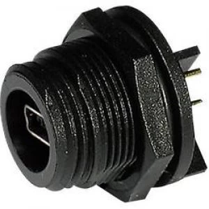Image of Bulgin PX0447 Mini USB B panel mounted Coupler 2.0 IP68 Socket build in PCB mounting
