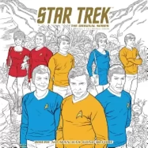 Image of star trek the original series adult coloring book where no man has gone bef