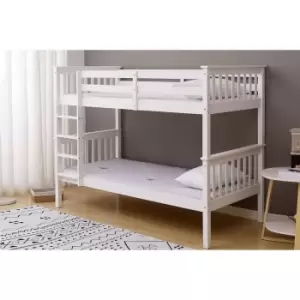 Image of Crazy Price Beds Flynn White Single Bunk Bed