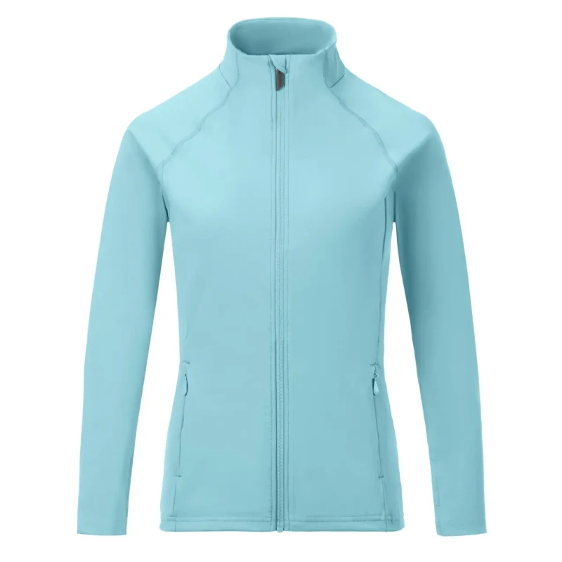 Image of Dare 2b Womens Refresh Quick Dry Full Zip Midlayer in Light Blue Size: 10 Light Blue Female 10