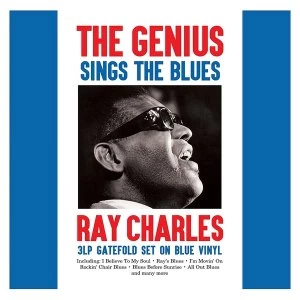 Image of Ray Charles - The Genius Sings The Blues Blue Vinyl