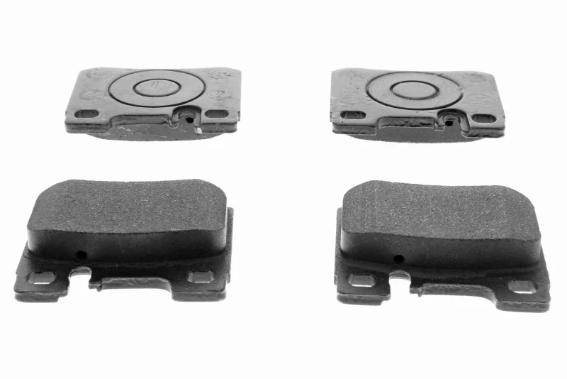 Image of VAICO V30-8129 Brake pad set Rear Axle, excl. wear warning contact, Q+, original equipment manufacturer quality, with anti-squeak plate Brake Pad Set