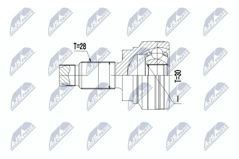 Image of NTY CV joint kit NTY NPZ-BM-013