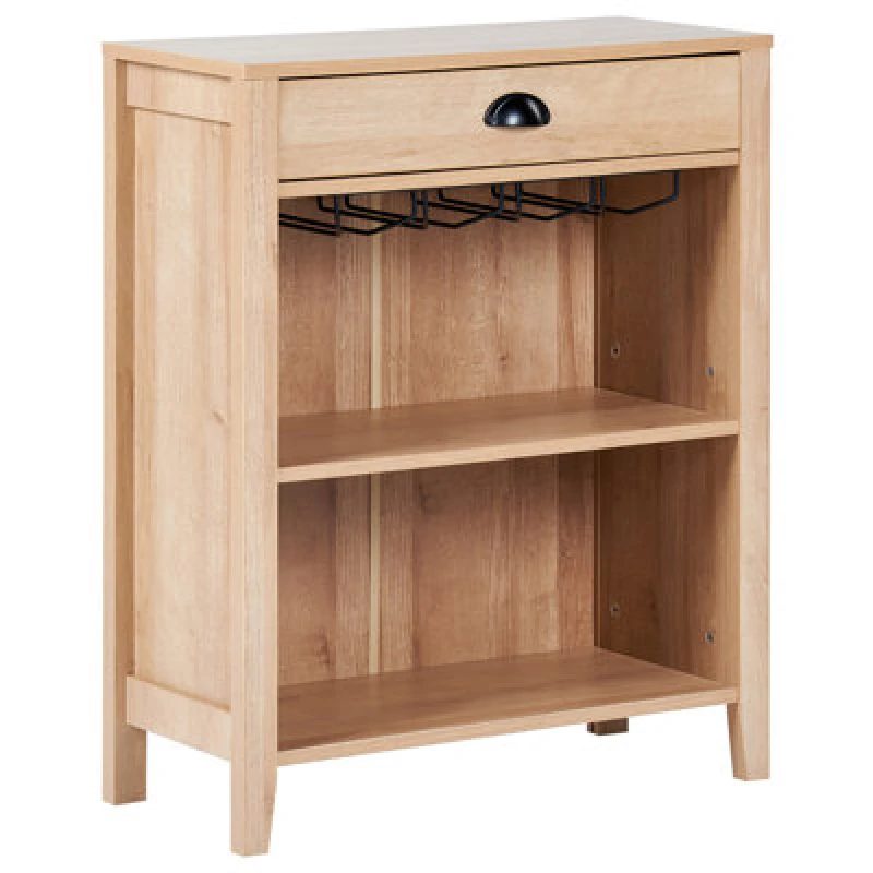 Image of Beliani Sideboard Walkerston Light Brown