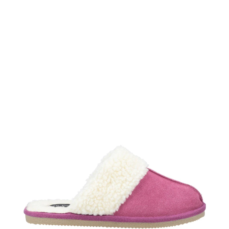 Image of Hush Puppies Womens Arianna Mule Slippers - UK 4 Pink female GDE2847PIN4