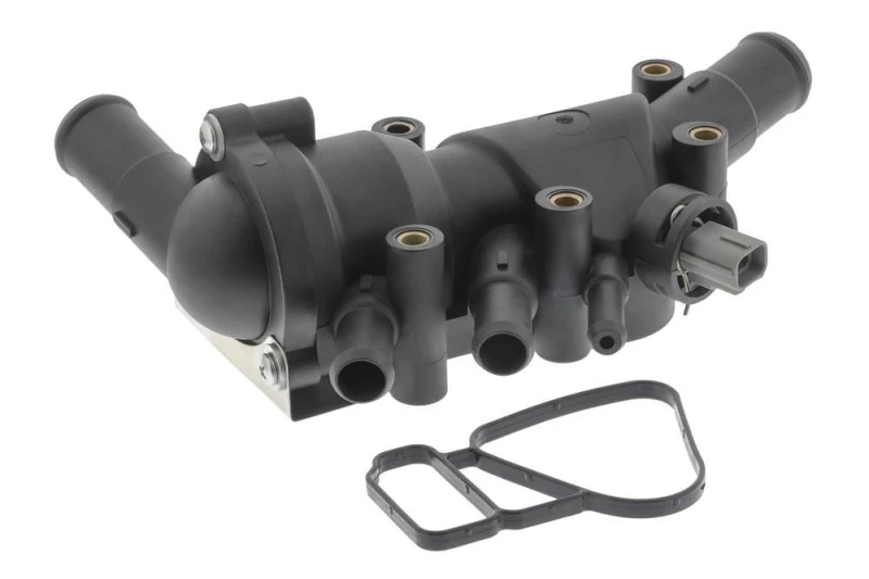 Image of TOPRAN 304 299 Engine thermostat Opening Temperature: 82°C, with gasket/seal, Synthetic Material Housing Thermostat,coolant (316)