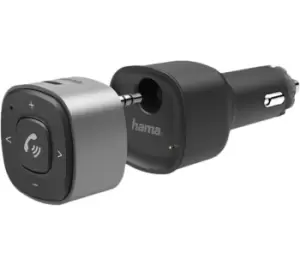 Image of HAMA 14159 Car Bluetooth Audio Receiver, Black,Silver/Grey
