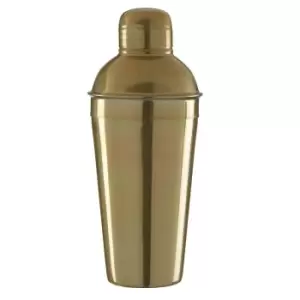 image of Interiors by PH Mixology Cocktail Shaker, Brass Stainless Steel, 500Ml