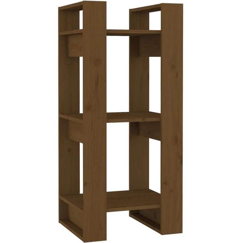 Image of VIDAXL Vidaxl - Book Cabinet/Room Divider Honey Brown 41x35x91cm Solid Wood 8720286905005