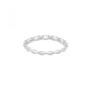 Image of Ladies Swarovski Silver Plated Vittore Ring Size 52