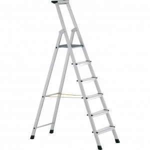 image of Zarges Anodised Trade Platform Step Ladder 10