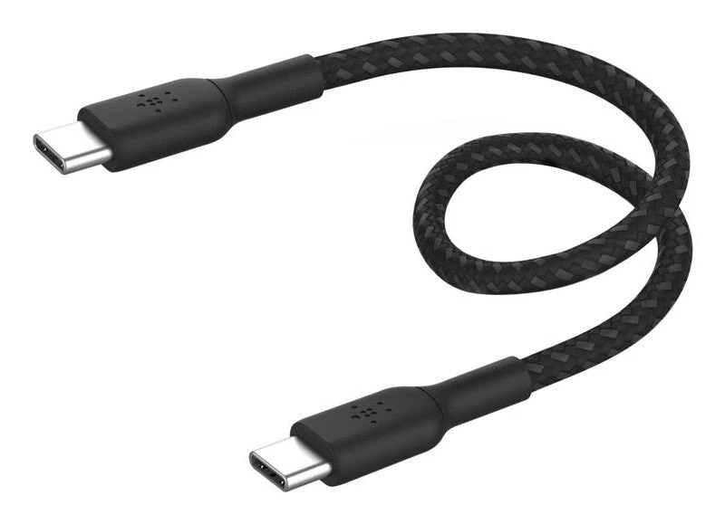 Image of Belkin BoostCharge USB cable USB 2.0 0.15 m USB C Black CAB004BT0MBK