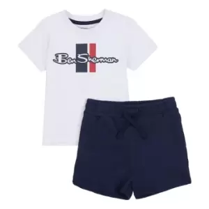 Image of Ben Sherman Ben Mod T & Shrt St Bb99 - White