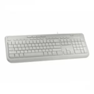 Image of Microsoft Wired Keyboard 600 White ANB-00026