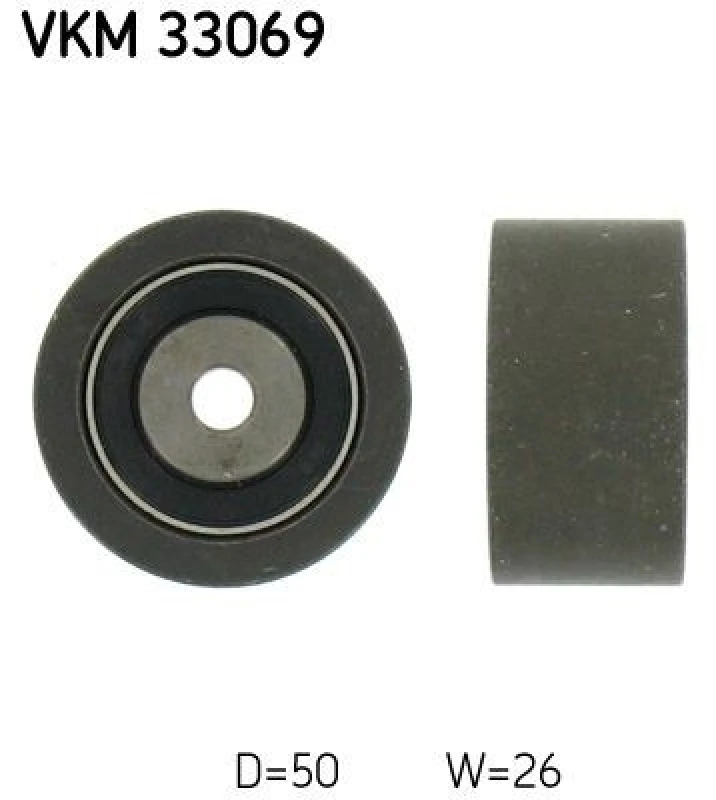 Image of SKF Deflection / guide pulley, V-ribbed belt SKF VKM 33069
