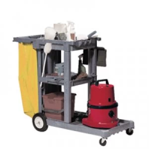 image of Contico Struct-O-Cart Mobile Cleaning Trolley Grey 184GY