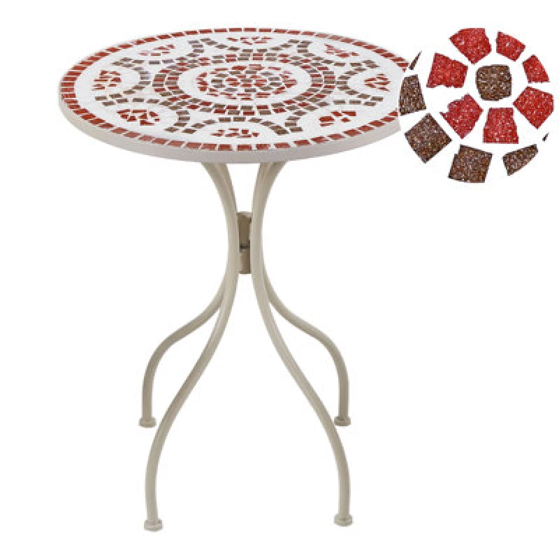 Image of Beliani Bistro Table Spello 60 Cm 60 Cm White