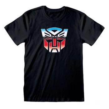Image of Transformers - Autobot Logo Unisex Small T-Shirt - Black
