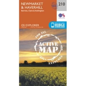 Image of Newmarket and Haverhill, Barrow, Clare and Kedington by Ordnance Survey (Sheet map, folded, 2015)
