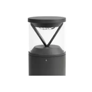 image of Faro RUSH - Integrated LED Pedestal Light Outdoor Ground Light Grey, 3000K, IP65