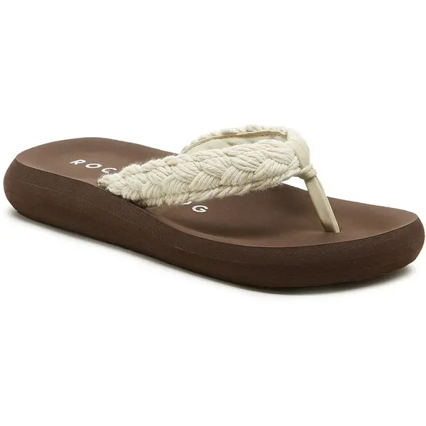Image of Rocket Dog Womens Sunset Cord Braided Cord Flip Flop Sandals UK Size 3 (EU 36)