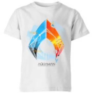 image of Aquaman Back To The Beach Kids T-Shirt - White - 11-12 Years