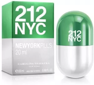 image of Carolina Herrera 212 NYC Pills Eau de Toilette For Her 20ml