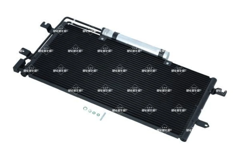 Image of NRF 35438 Condenser EASY FIT with seal ring, with nitrogen filling Aluminium Condenser,air conditioning (448)