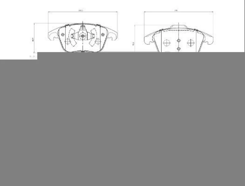 Image of Brake pad set FEBI BILSTEIN 180626