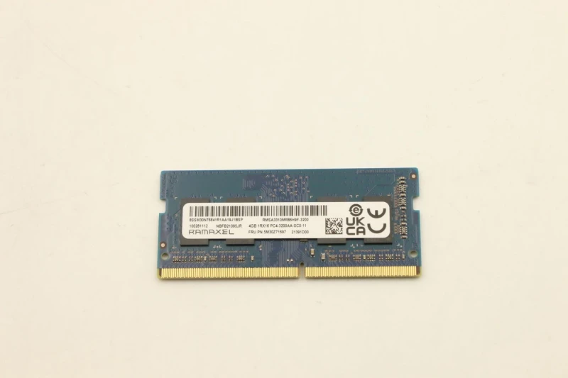 Image of Lenovo 4G DDR4 SODIMM memory module 5M30Z71697