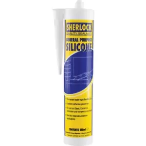 Image of White Silicone Sealant Cartridge 310ML