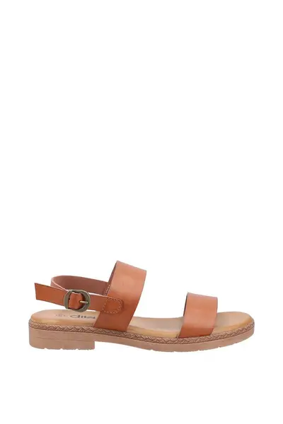 Image of Divaz Womens Mia Vegan Friendly Sandals UK Size 8 (EU 41) TAN DIV162-TAN-8