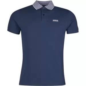 image of Barbour International Storm Polo Shirt - Purple