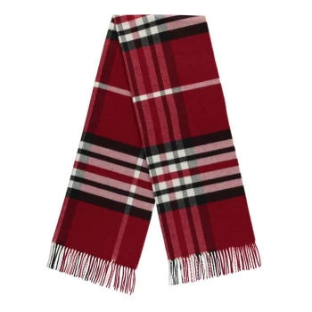 image of Linea Cashmink Scarf - Red Check