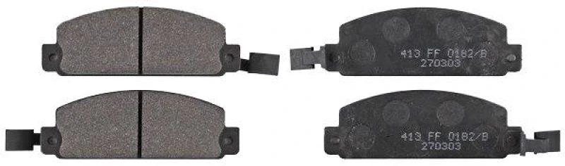 Image of A.B.S. 36679 Brake pad set without integrated wear sensor Brake Pad Set,disc brake (402)