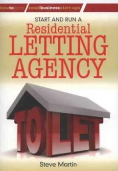 Image of Start and Run a Residential Letting Agency by Steve Martin Paperback