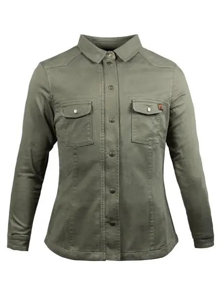 Image of John Doe Motoshirt Lady Olive XTM Size XS
