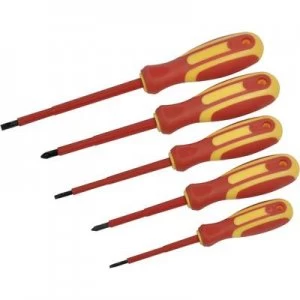 Image of AVIT VDE Screwdriver set 5 Piece Slot, Pozidriv