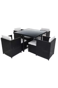 image of Outdoor Living 9 Piece Cube Dining set