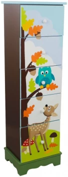 Image of Fantasy Fields Kids Enchanted Woodland 5 Drawer Chest
