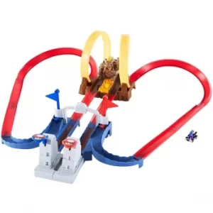 image of Hot Wheels Bowsers Castle Chaos Playset