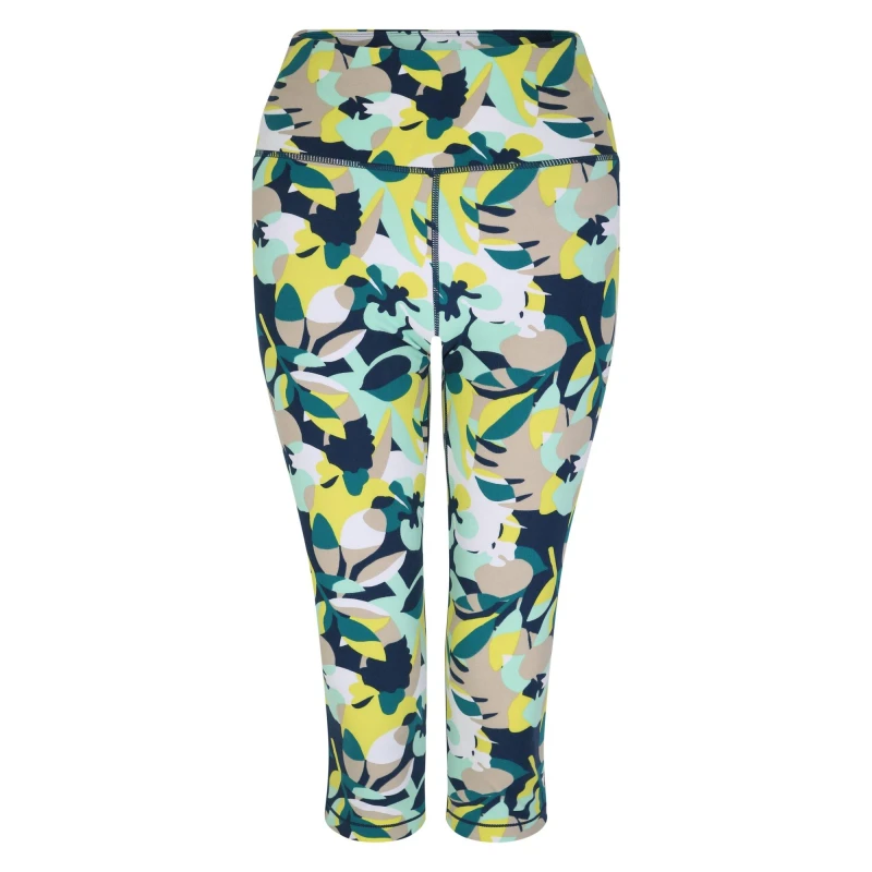 Image of Dare 2b Influential Active 3/4 Leggings Pale Blue