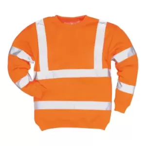 image of Portwest Class 3 Hi Vis Jumper Orange 3XL