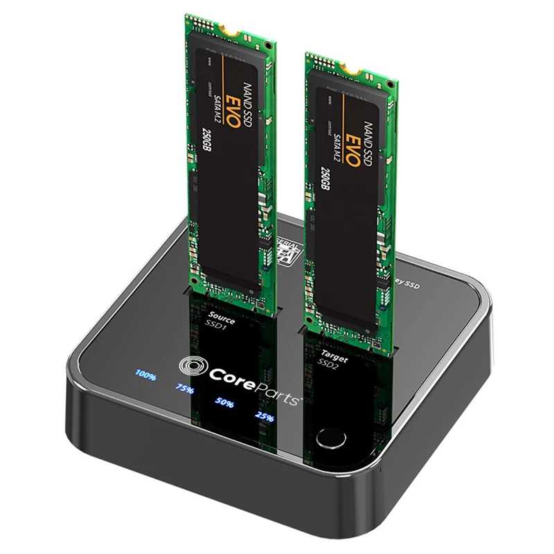 Image of CoreParts MS-CLONER-SATA storage drive docking station USB 3.2 Gen 2 (