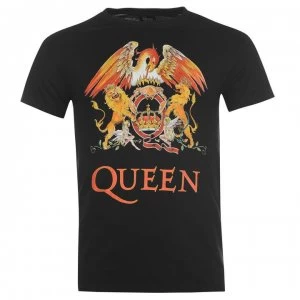 Image of Official Queen T Shirt Mens - Crest