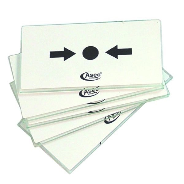 Image of ASEC spare replacement glass to suit call point