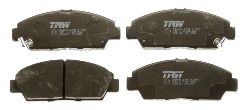 Image of TRW GDB1061 Brake pad set with acoustic wear warning Brake Pad Set,disc brake (402)